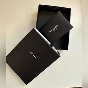 Saint Laurent Black Men’s Wallet Box
